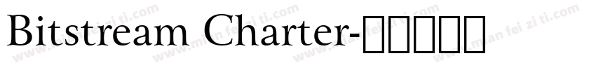 Bitstream Charter字体转换